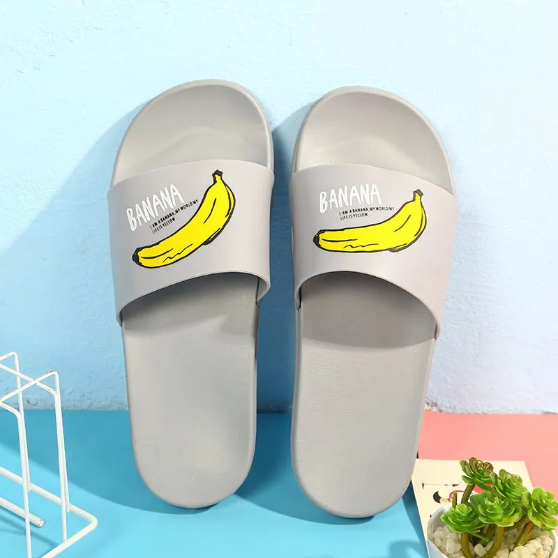 2018 New Women Slippers Fashion Summer lovely Ladies Casual Slip On Fruit jelly Beach Flip Flops Slides Woman Skid Indoor Shoes