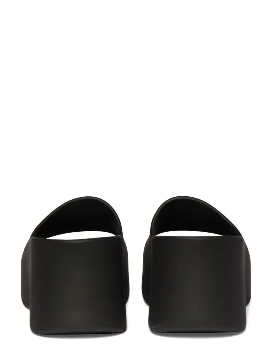 Balenciaga   60mm Chunky wedge rubber sandals 