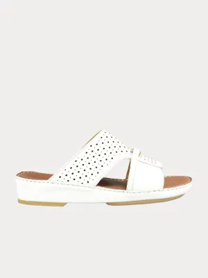 Barjeel Uno Perforated Detail Arabic Sandals