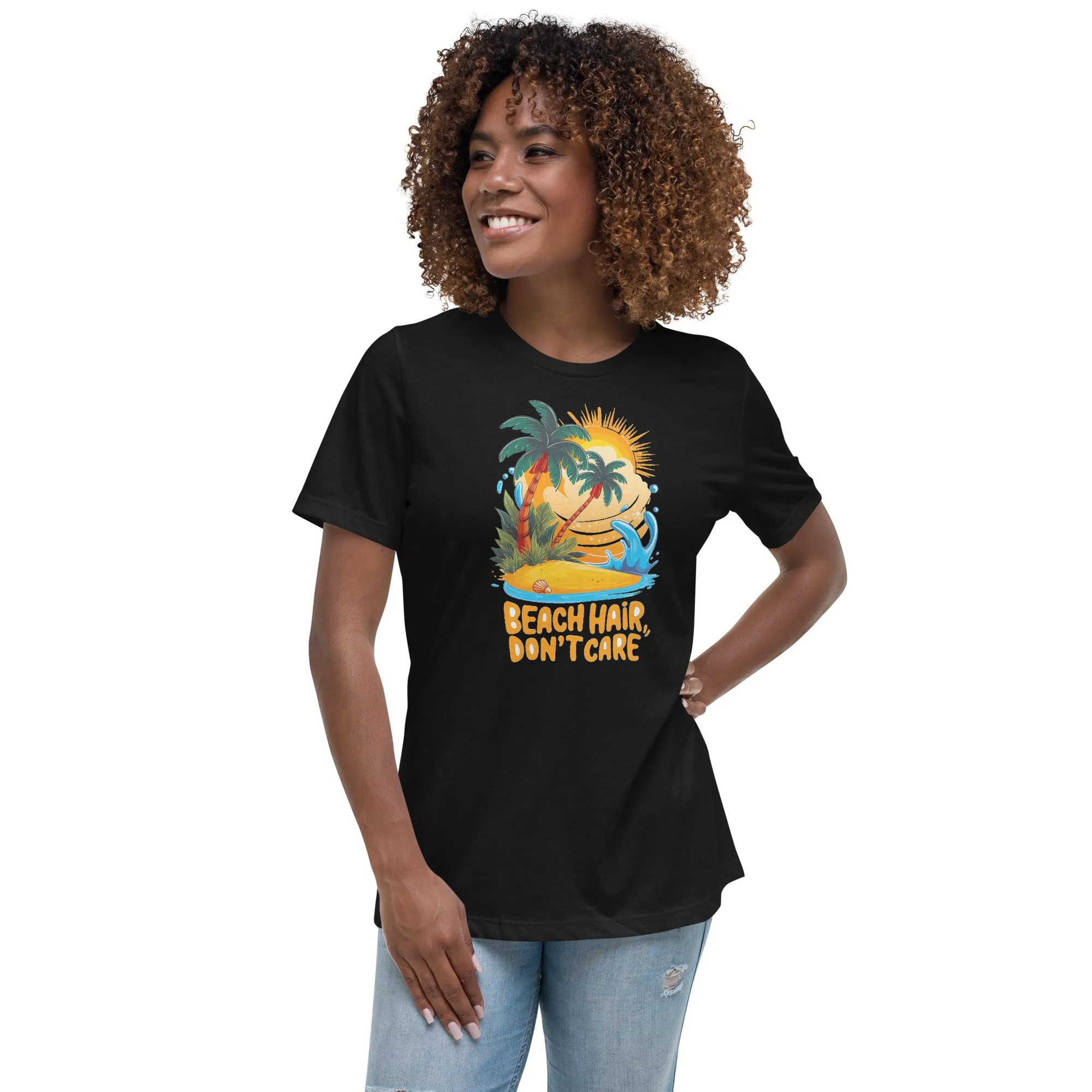 Beach hair Don't care - Women's Relaxed T-Shirt