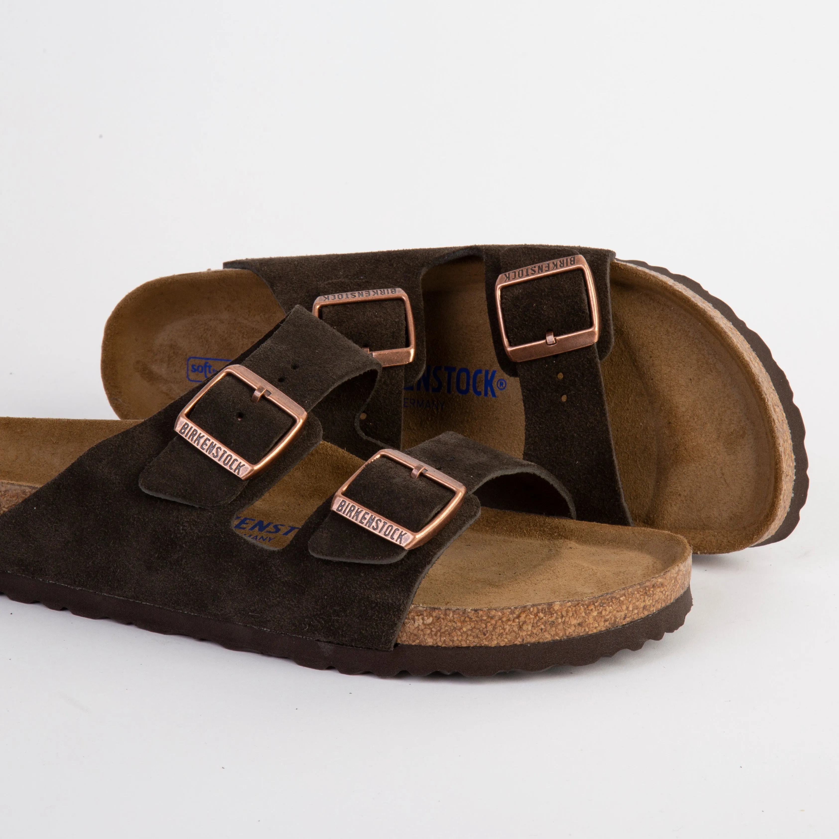 BIRKENSTOCK SANDALS - ARIZONA BS NARROW FIT - MOCHA