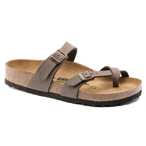 Birkenstock Womens Mayari Birkibuc Sandals - Mocha