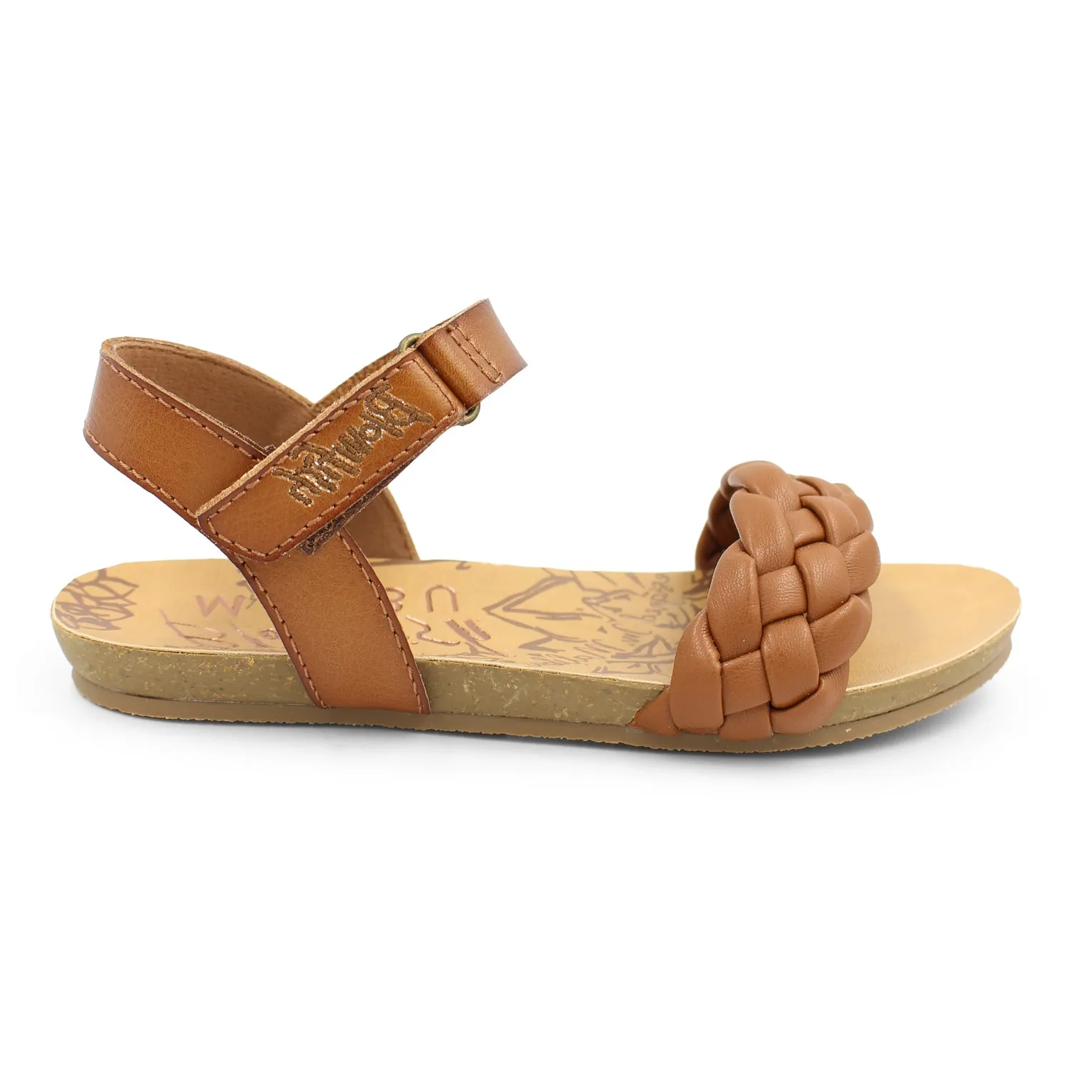 Blowfish Kid's Gaita-K Braided Strap Sandal - Scotch Mandala Dyecut