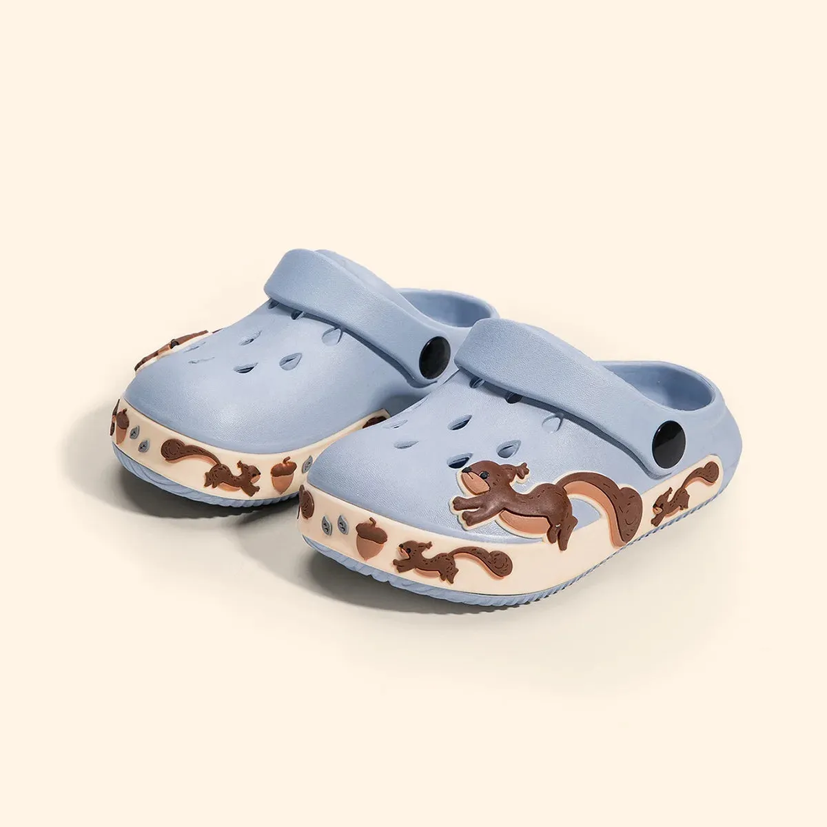 Boys and Girls Summer New Fashion Comfortable Leisure Home Outdoor Beach Squirrel Hole Shoes