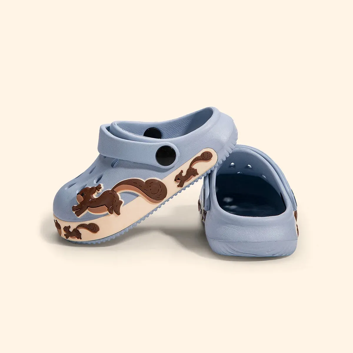 Boys and Girls Summer New Fashion Comfortable Leisure Home Outdoor Beach Squirrel Hole Shoes