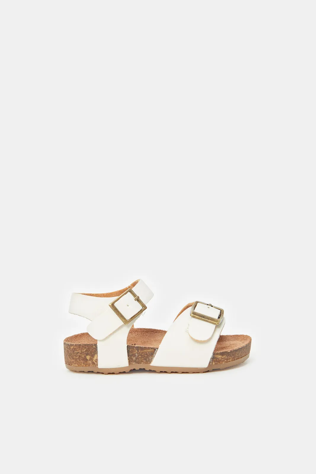 Boys Cream Cork Sandal