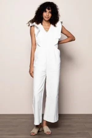 Carmen Jumpsuit in White