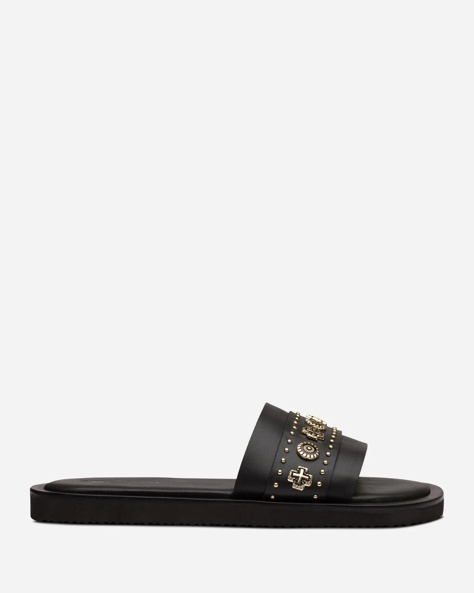 Cleo Slide Black/Gold