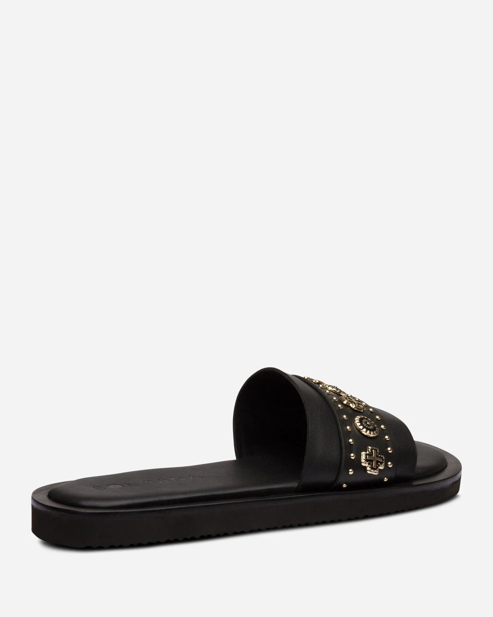 Cleo Slide Black/Gold