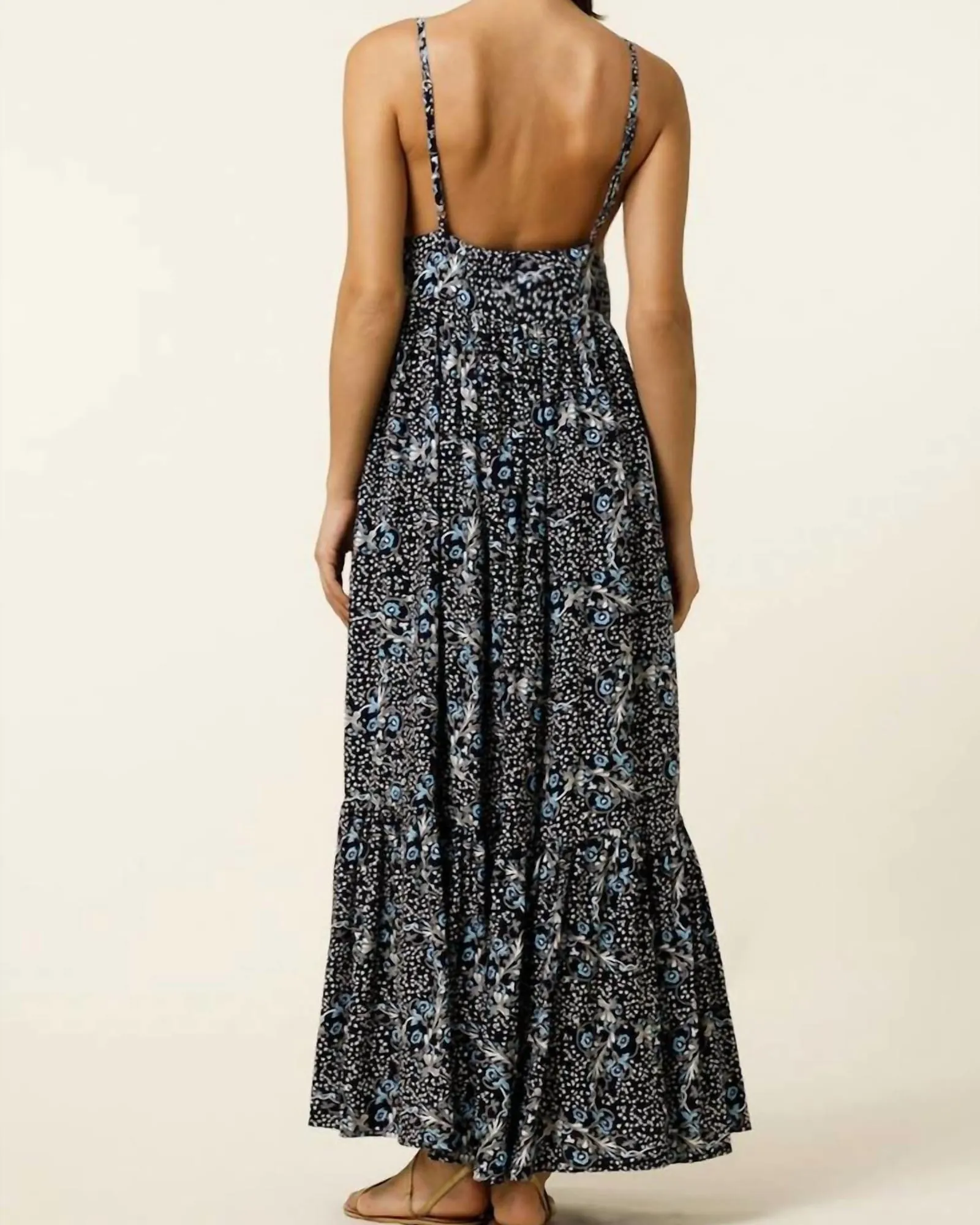 Eden Maxi Dress in Black Multi | Black Multi