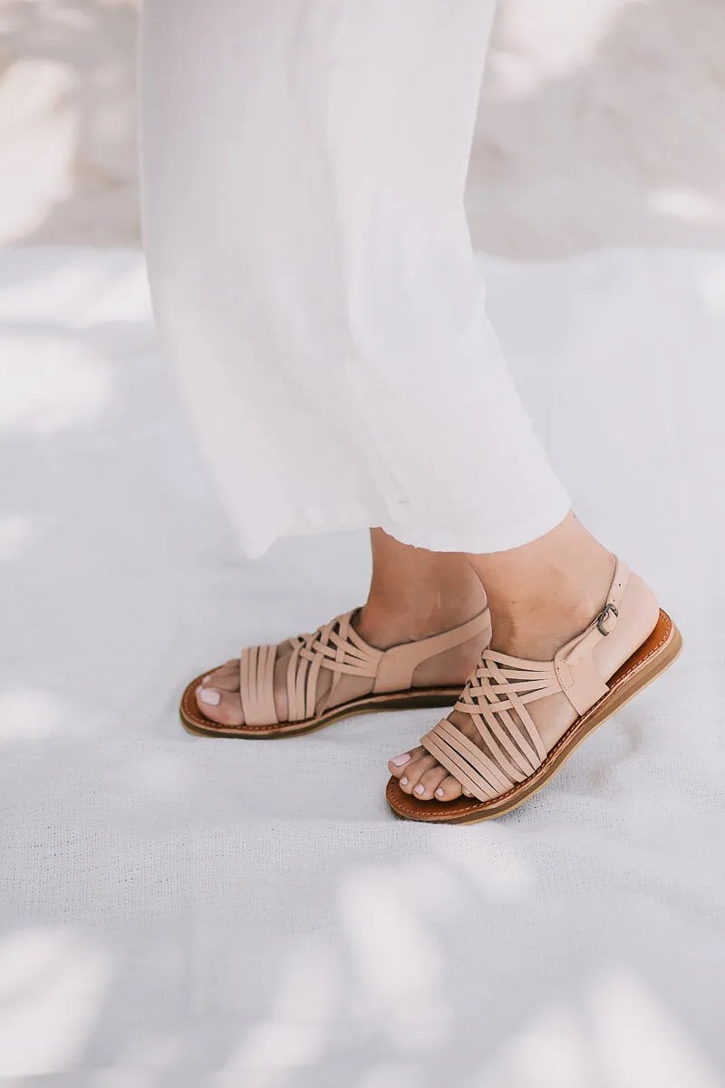 Egipcias Sandals - Natural Leather