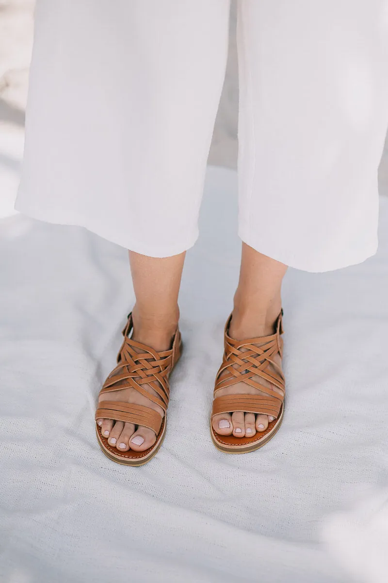 Egipcias Sandals - Tan Leather