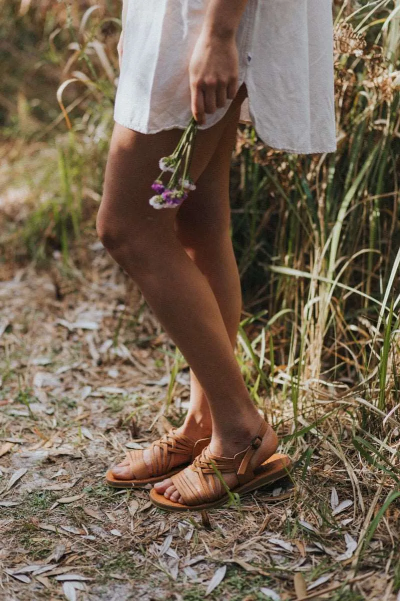 Egipcias Sandals - Tan Leather