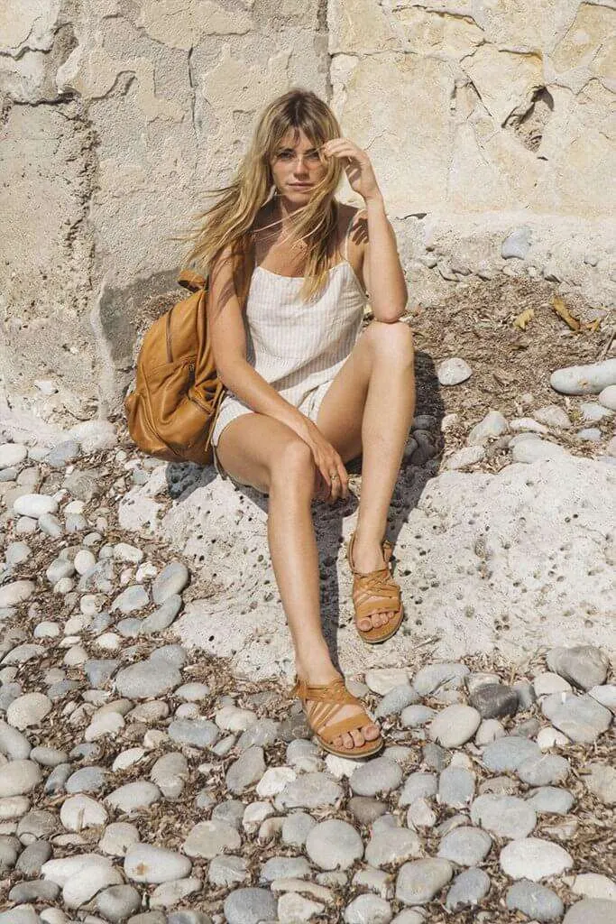 Egipcias Sandals - Tan Leather