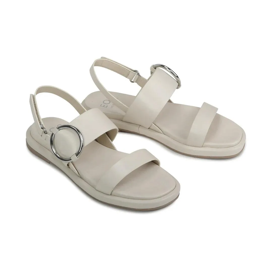 EOS Ringlet Sandal in Bone Leather