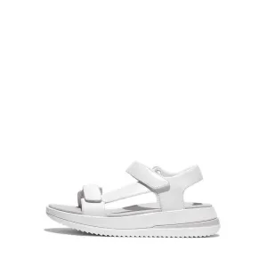 Fitflop Surff Women's Adjustable Leather Back-Strap Sandals - Urban White