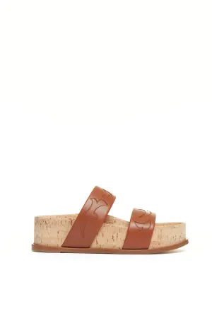 Flame Striker Sandal in Cognac Leather