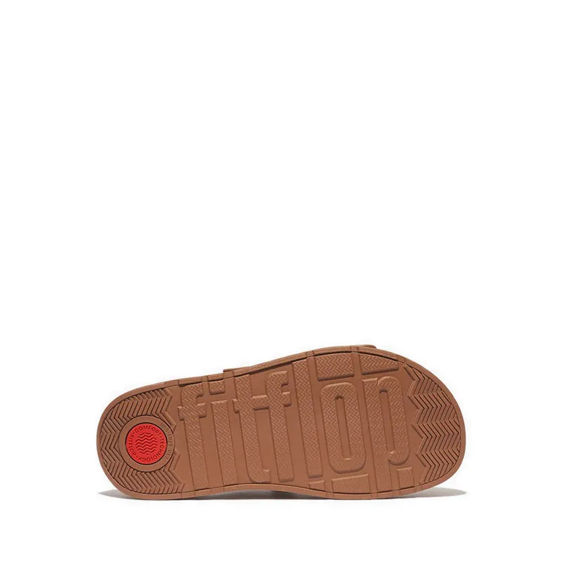 GEN-FF BUCKLE TWO-BAR LEATHER SLIDES