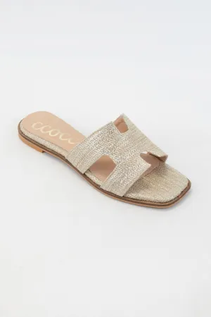 Gia Tweed Sandal