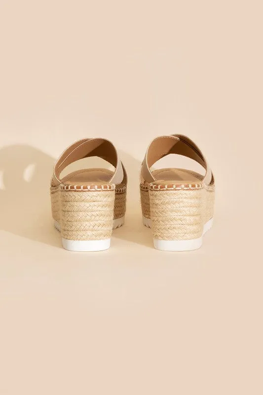 Height Raffia Platform slides