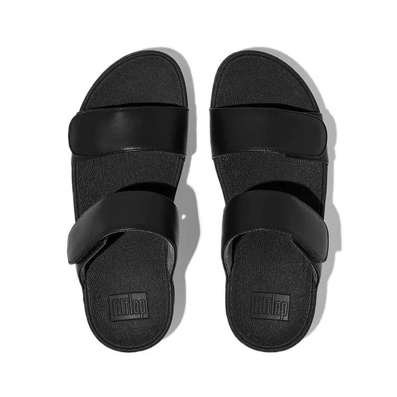 LULU ADJUSTABLE LEATHER SLIDES