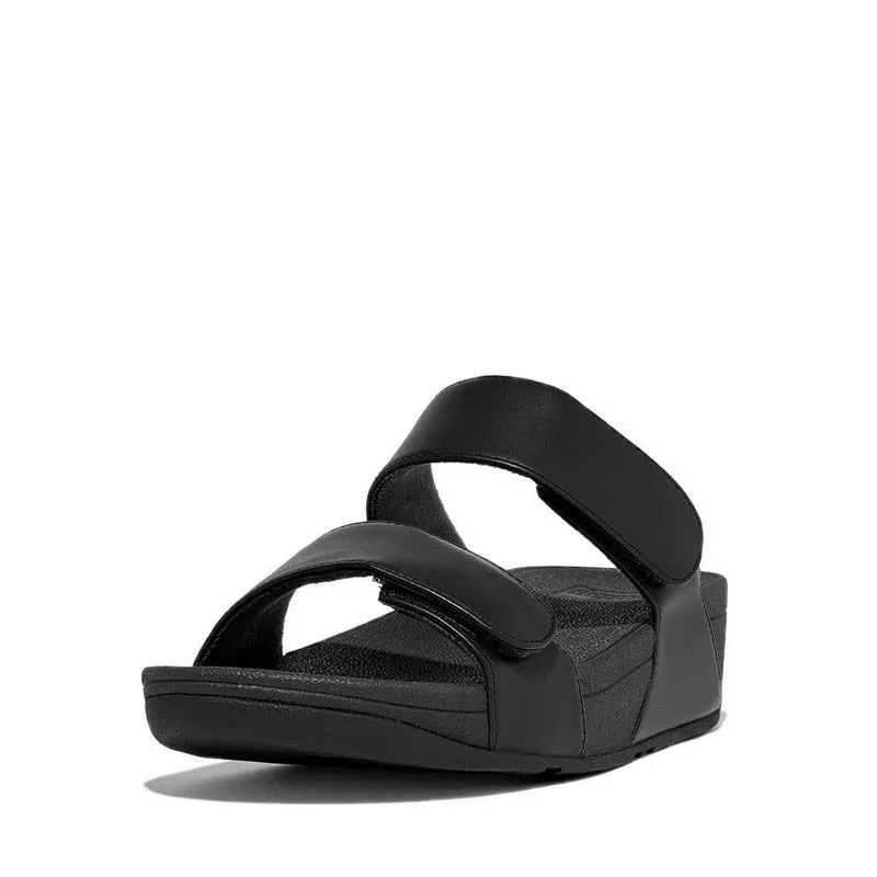 LULU ADJUSTABLE LEATHER SLIDES