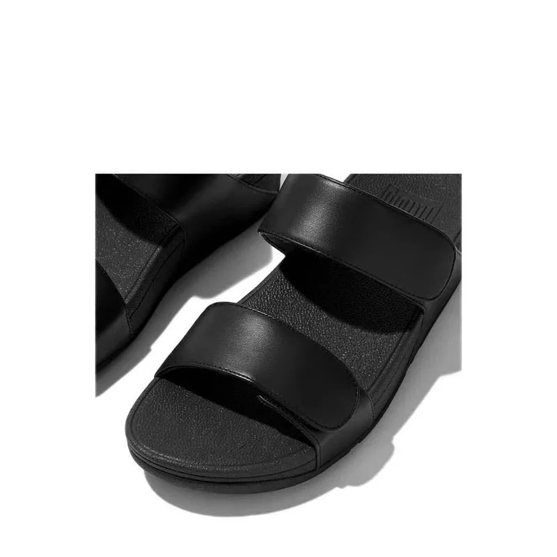 LULU ADJUSTABLE LEATHER SLIDES