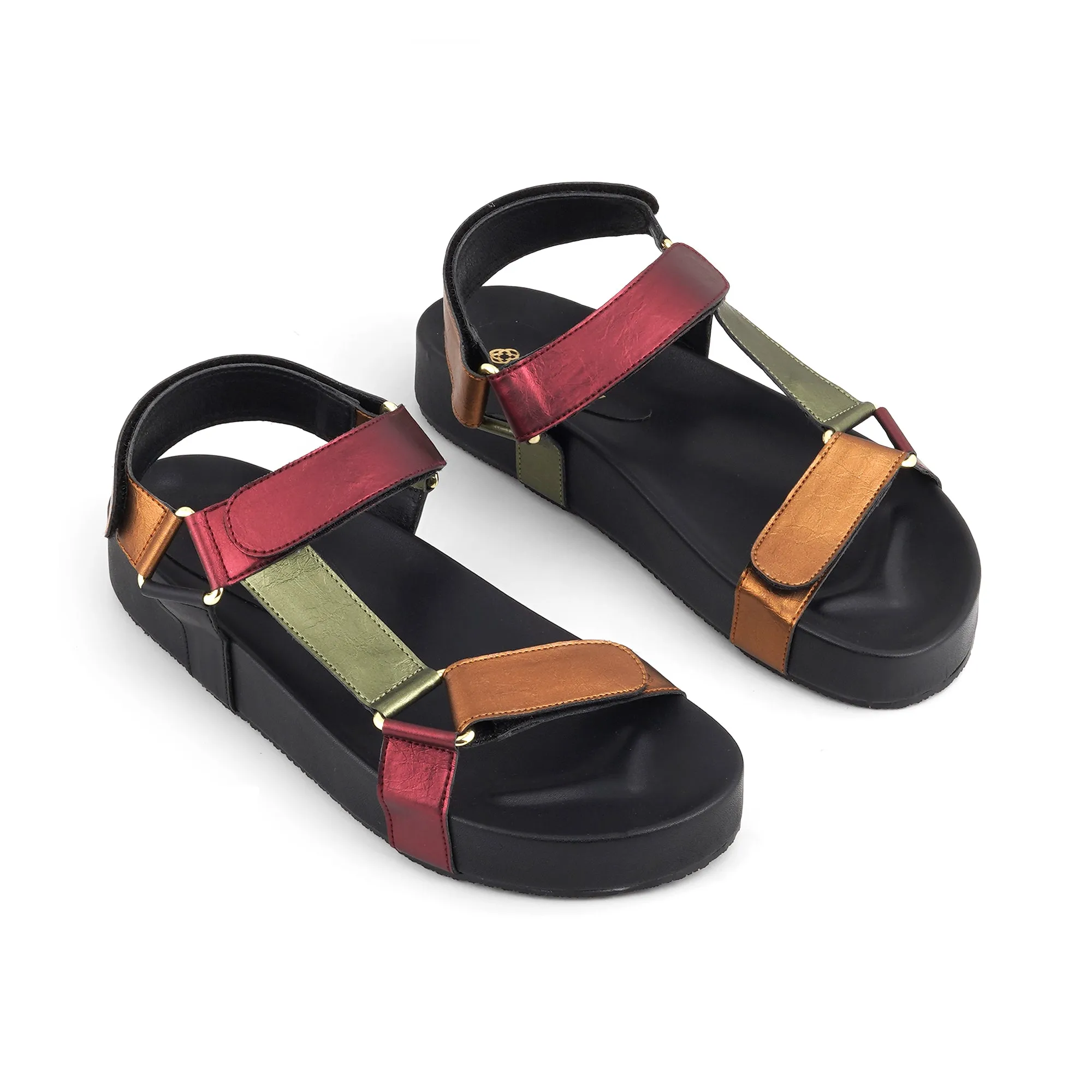 MEERA- BLACK SANDALS