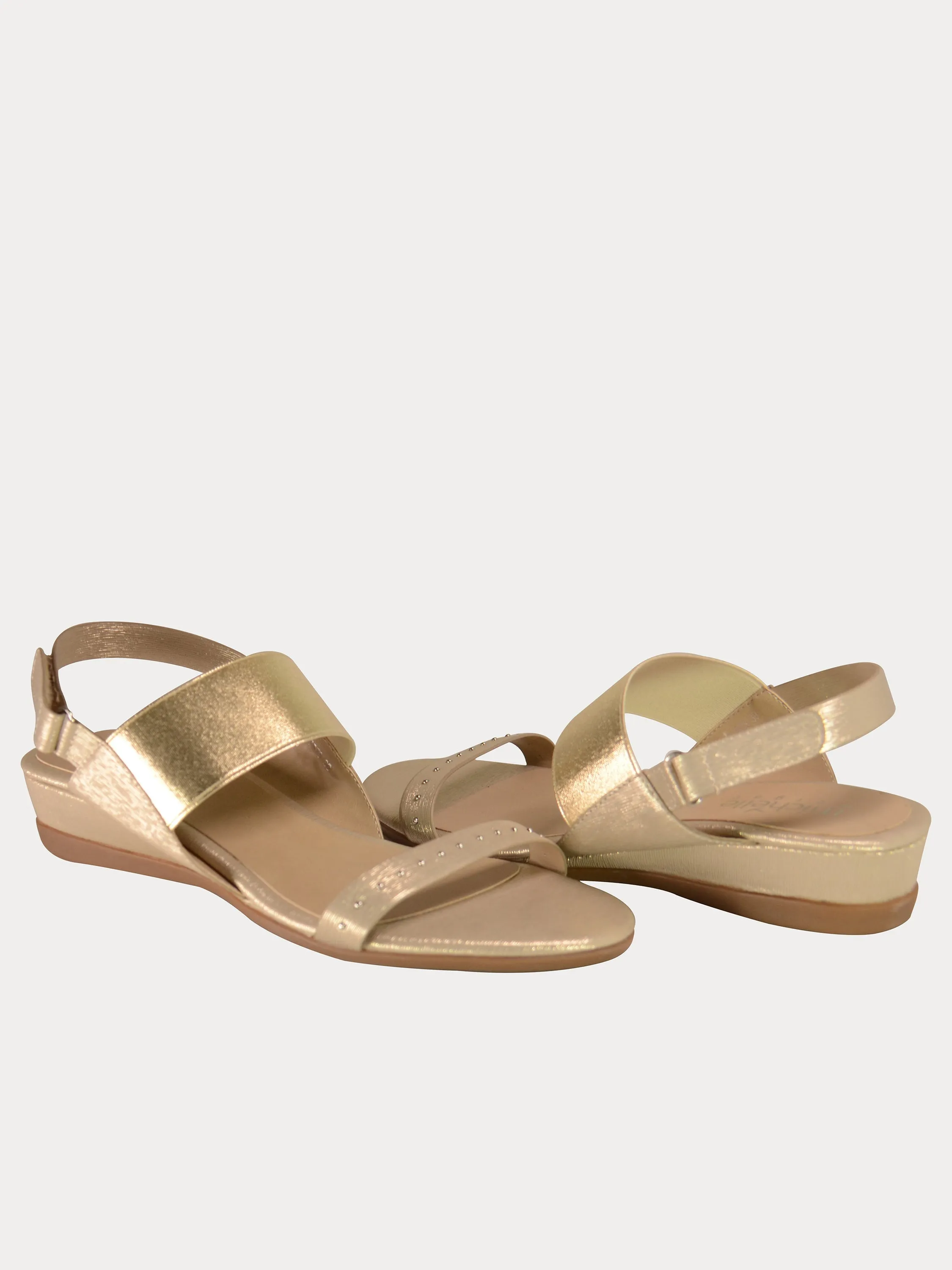 Michelle Morgan 814878 Shiny Back Strap Sandals