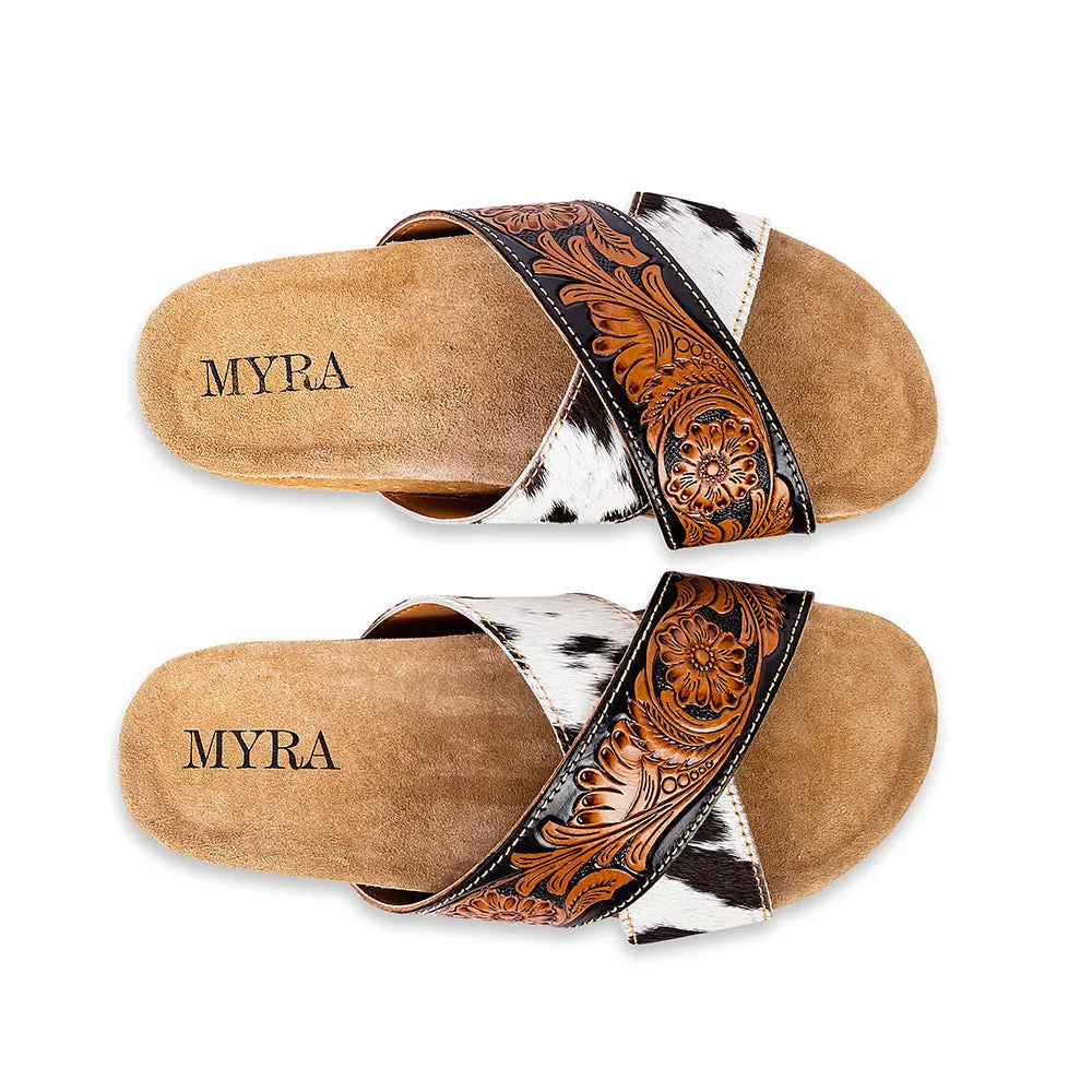 Nevada Hand-Tooled Sandals