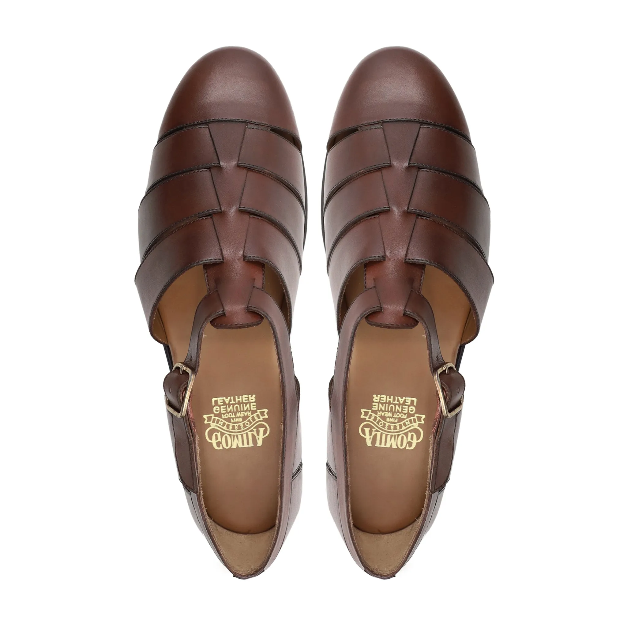 Newcastle - Men's Brown Calf Leather Sandal