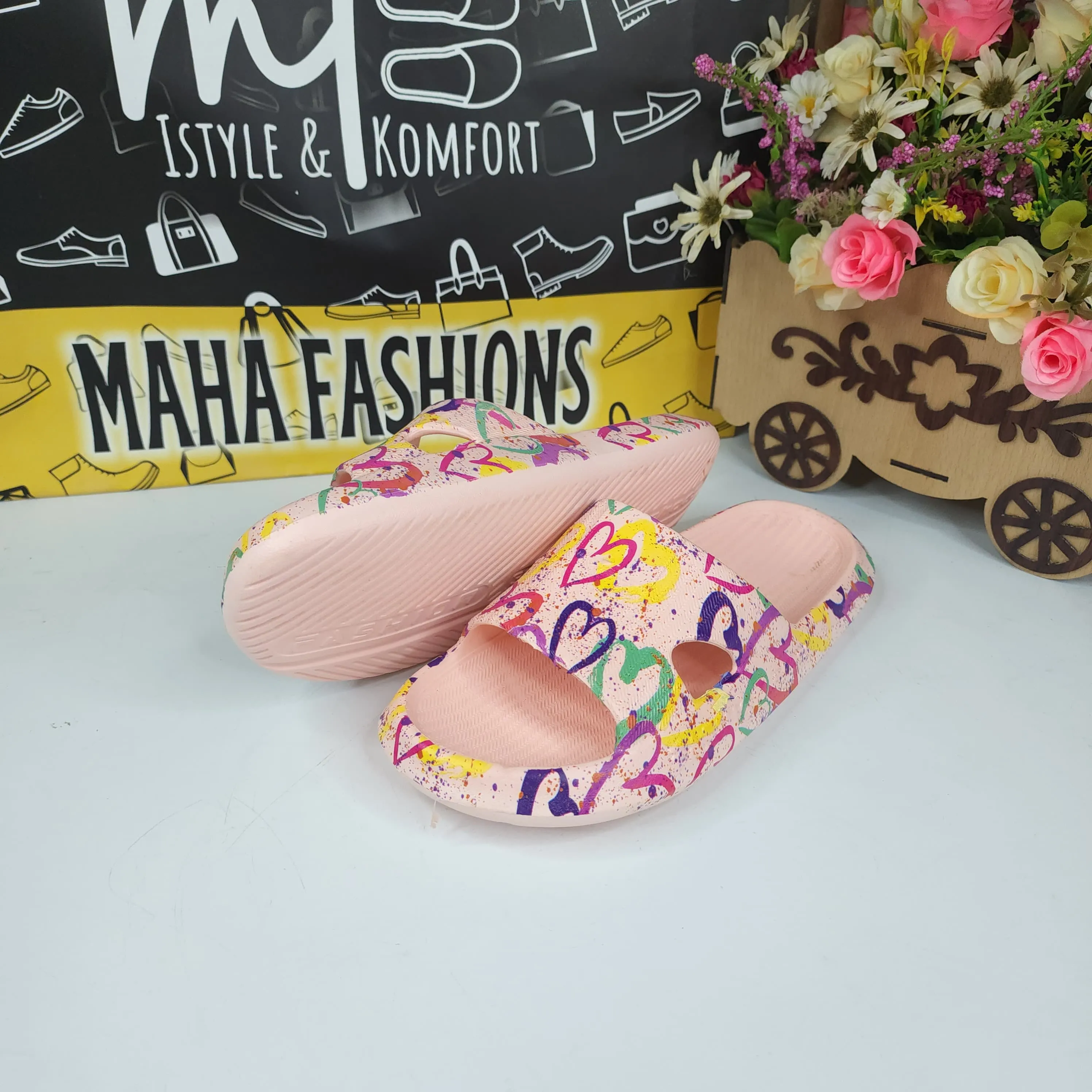 Pink Printed Slides