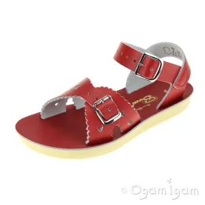 Salt-Water Sweetheart Girls Red Waterfriendly Sandal