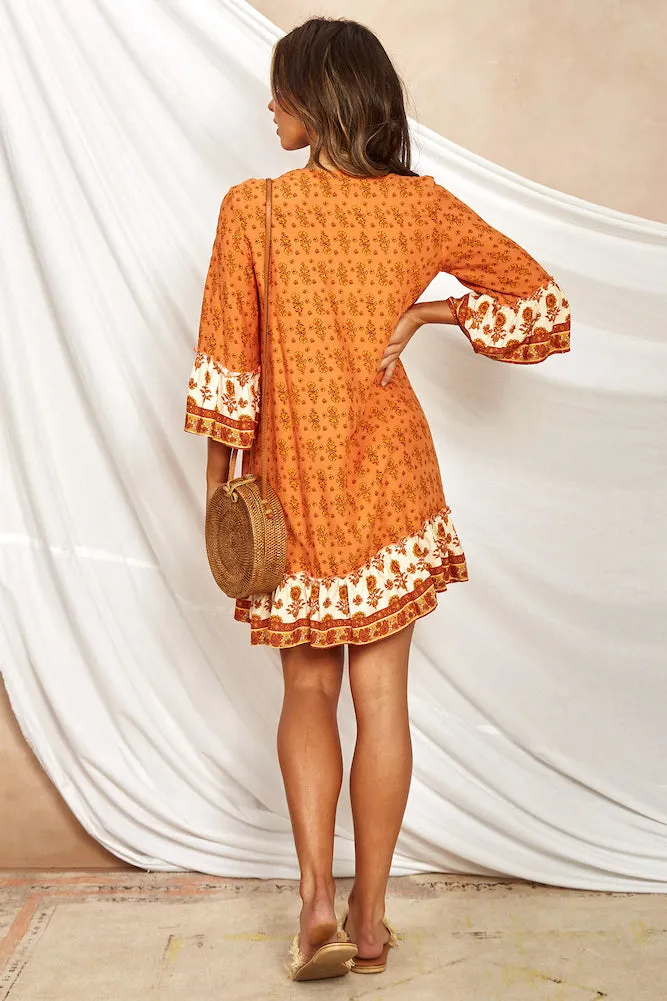 Salvatore Dress Orange