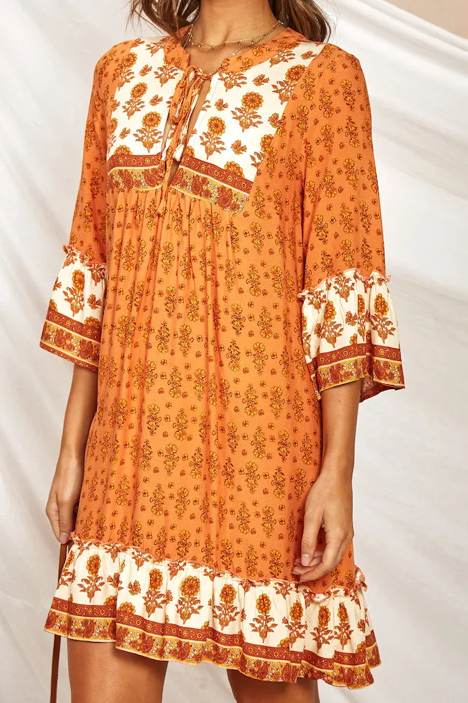 Salvatore Dress Orange