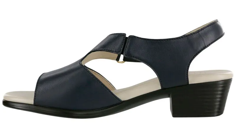 SAS Women's Suntimer Heel Sandal NAVY