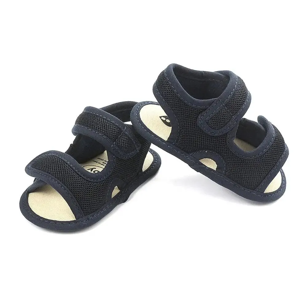 Summer Baby Boys Soild Breathable Anti-Slip Sandals Toddler Soft Soled Shoes - BBSD50734