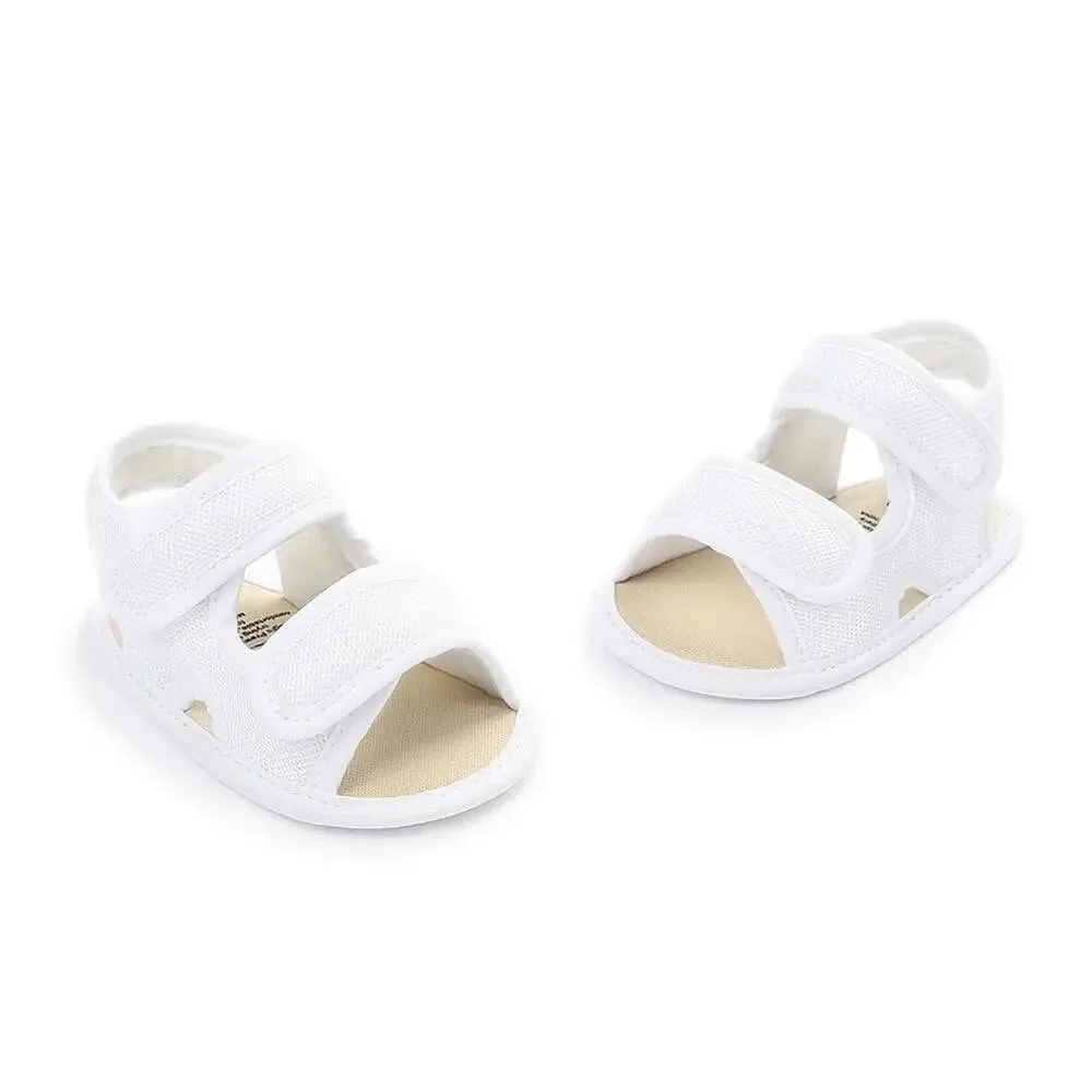 Summer Baby Boys Soild Breathable Anti-Slip Sandals Toddler Soft Soled Shoes - BBSD50734