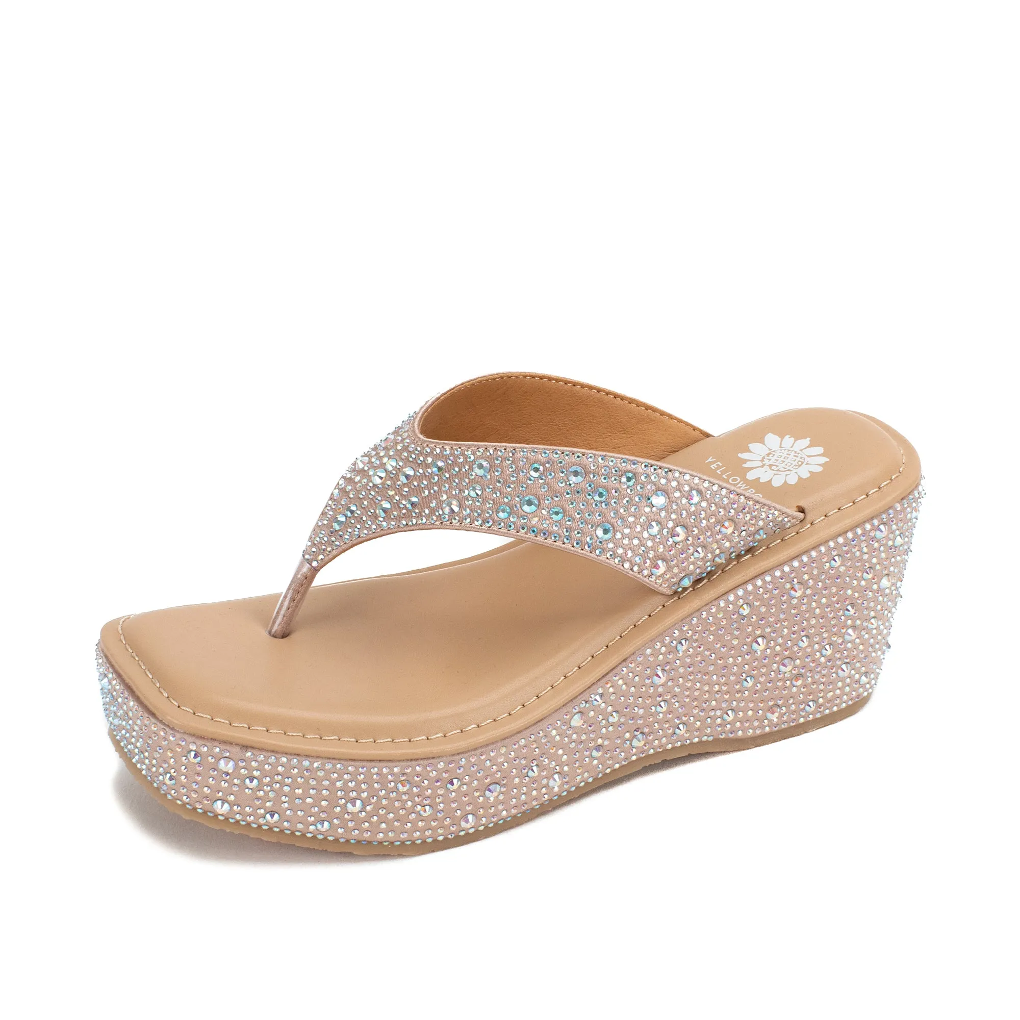 Telvi Rhinestone Wedge