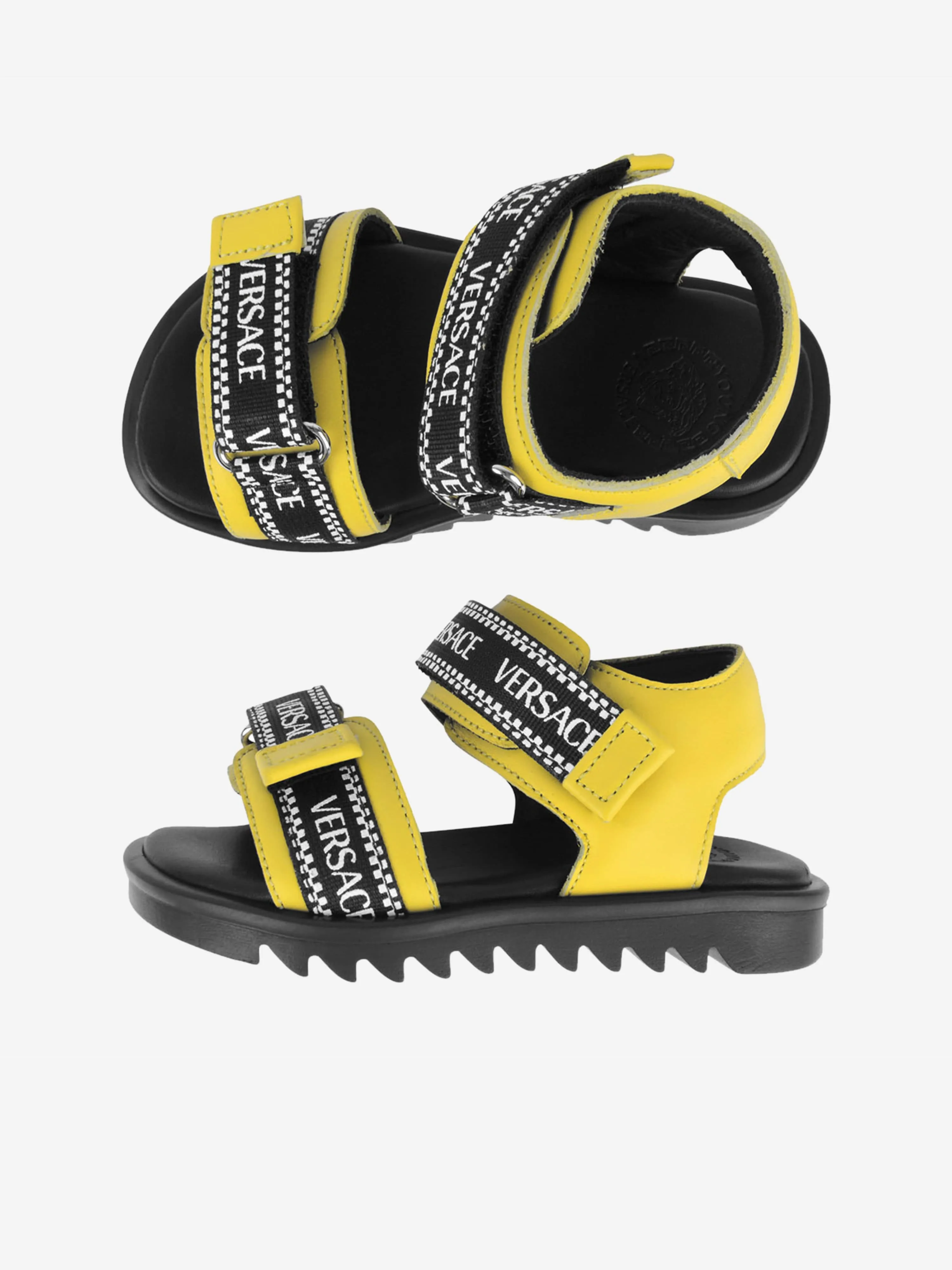 Versace Boys Leather Sandals