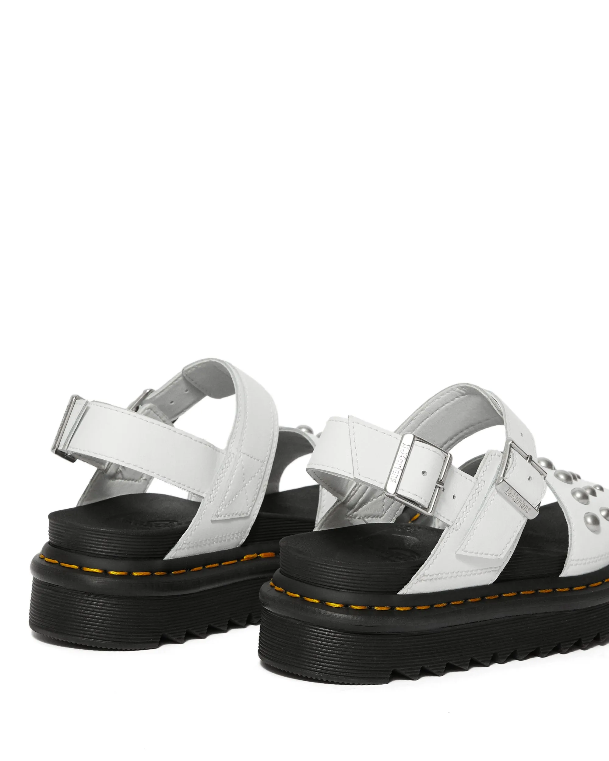 VOSS LEATHER STUDDED SANDALS