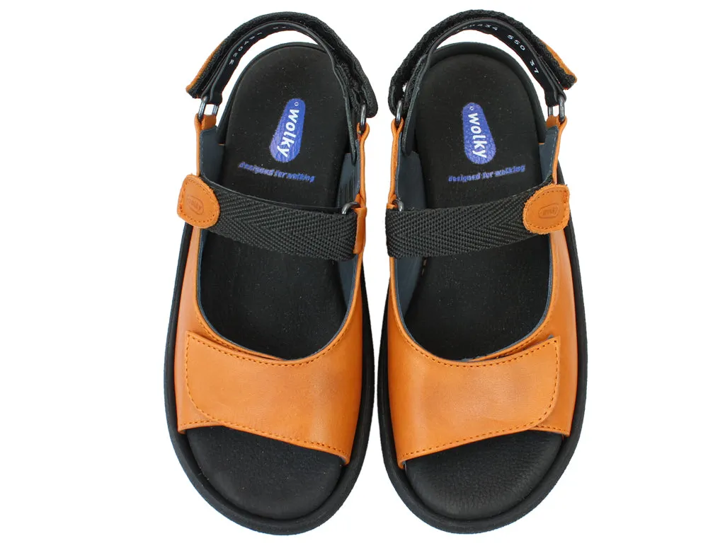 Wolky Sandals Jewel Orange